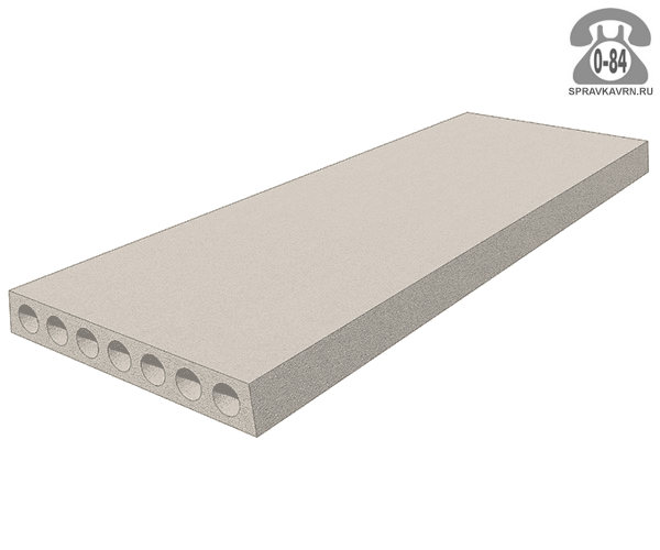 Плита перекрытия многопустотная