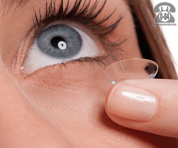Линзы контактные