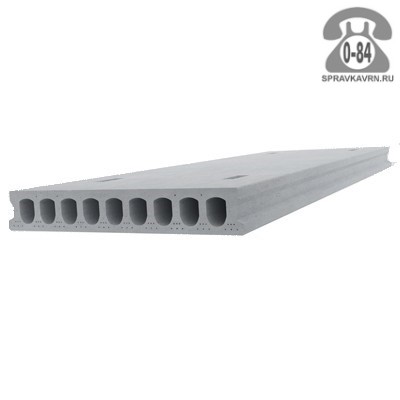 Плита перекрытия многопустотная